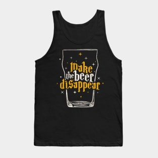 Make the Beer Disappear - Beer Wizard Tank Top